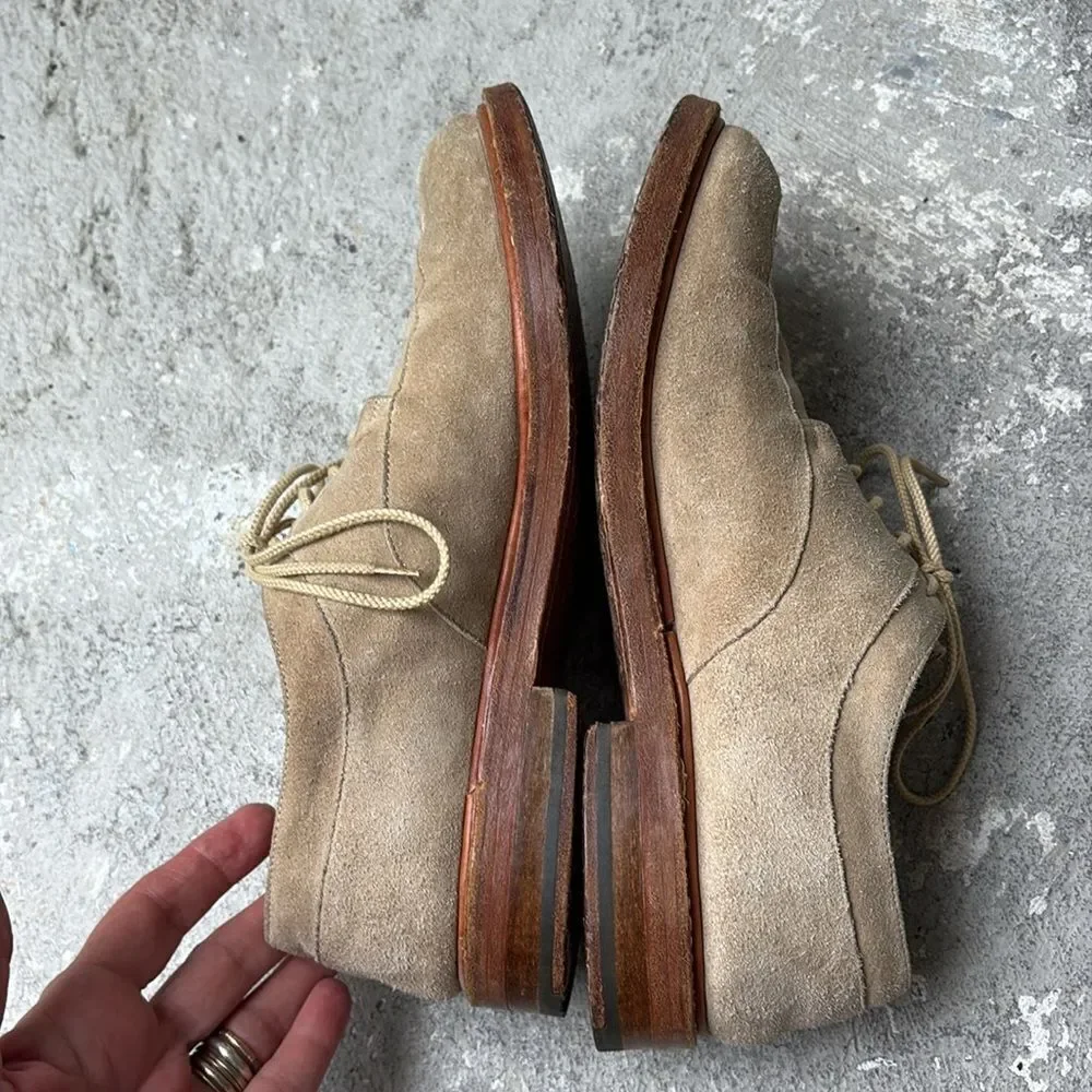 Joseph Fenestrier suede lace up oxfords